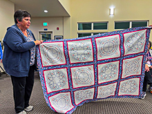 Bring and Brag - Patty's embroidered quilt